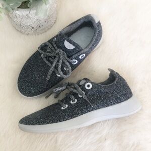 [Allbirds] Women's Gray Racer Merino Lace Up Sneakers Size: 6